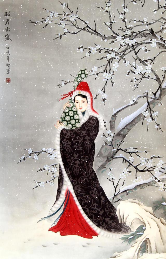 王昭君出塞，雪中暖光之胆识非凡